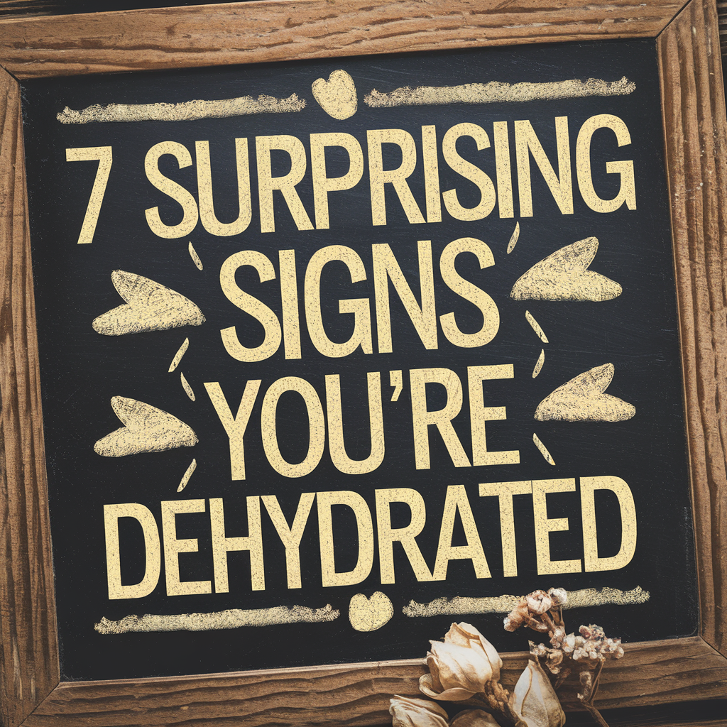 7 Surprising Signs You&#8217;re Dehydrated: #4 Will Shock You!