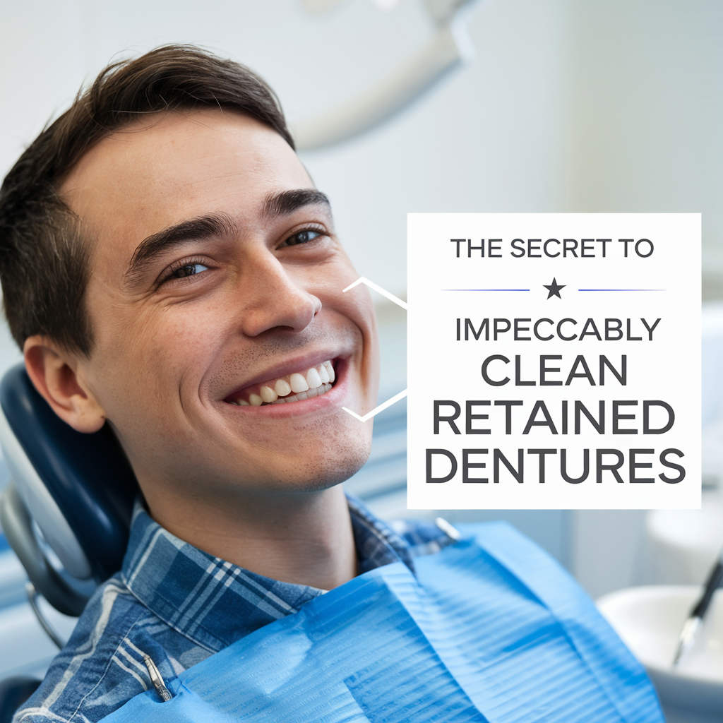 The Secret to Impeccably Clean Implant Retained Dentures