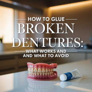 How to Glue Broken Dentures: What Works and What to Avoid