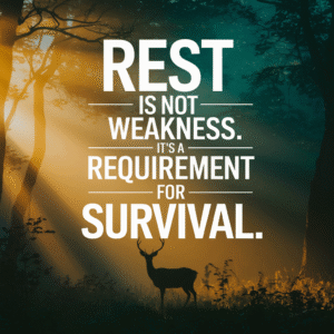 Rest Is Not Weakness, It’s Required For Survival